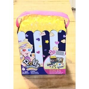 Polly Pocket Movie Theater Playset With 20 Surprises- New